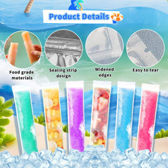 Popsicle Bags — With Seals and Funnel