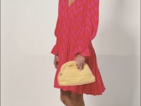 Hot Pink Ikat Kenzo Dress