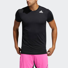adidas Hrdy 3s Tee Sports Running Short Sleeve Black GP7653