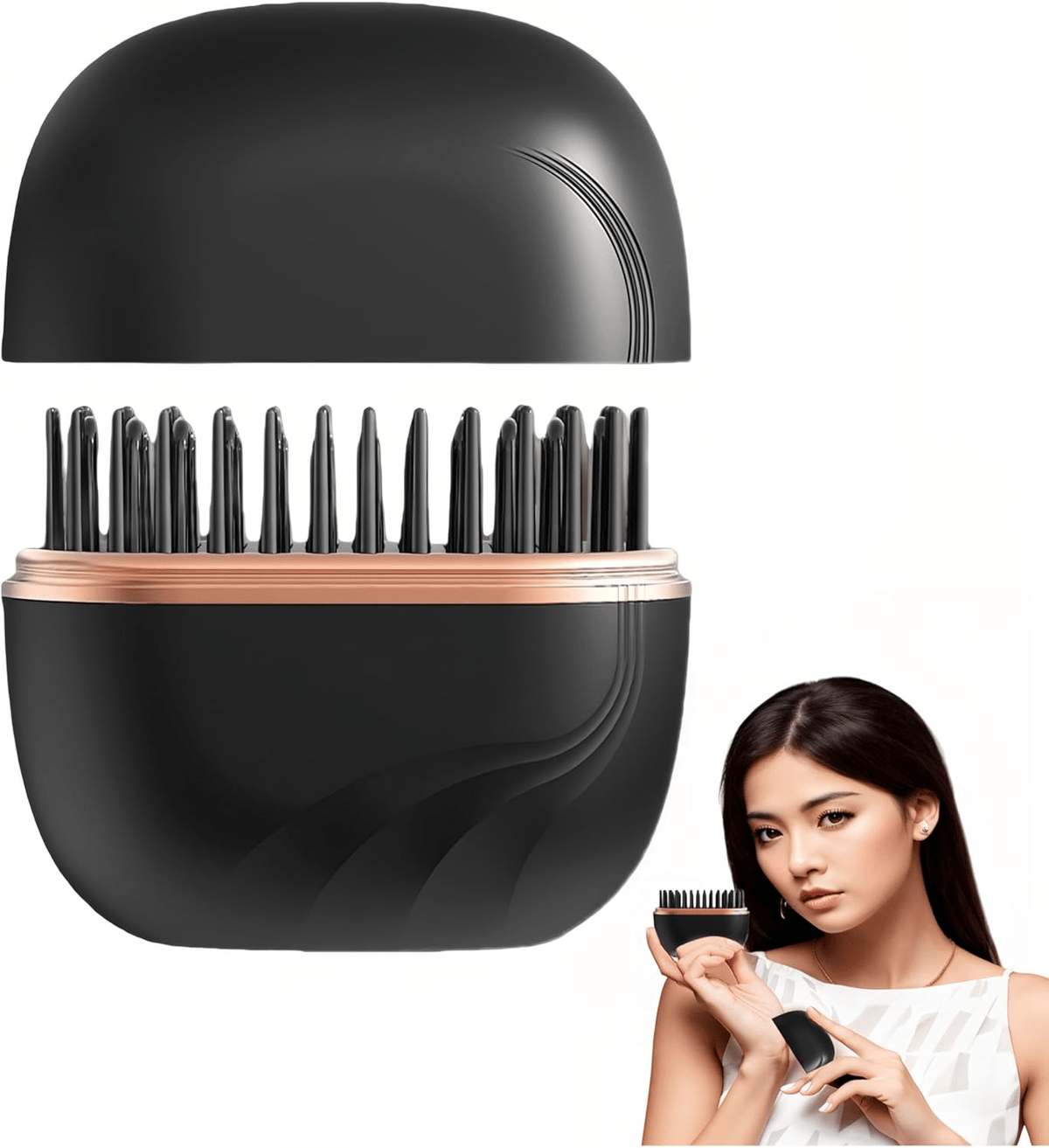 Mini Cordless Hair Straightener Comb