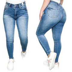 Mid-Rise Vintage Wash Boyfriend Fit Jeans