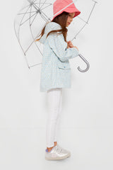 Blue Tulips Rafa Rain Coat