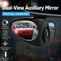 High-definition car blind spot eliminating rearview mirror