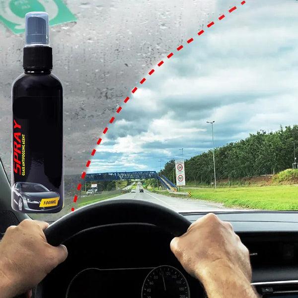 Car glass anti-fog spray