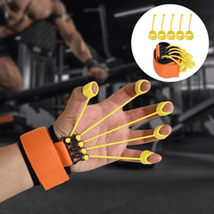 Finger flexion and extension trainer