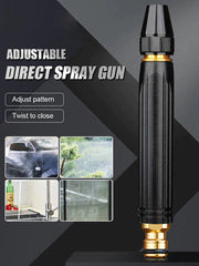High quality professional pressure water nozzle with metal hose