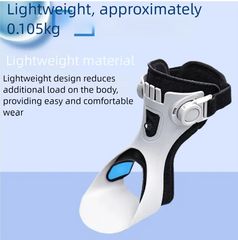 Foot drooping and inversion orthosis