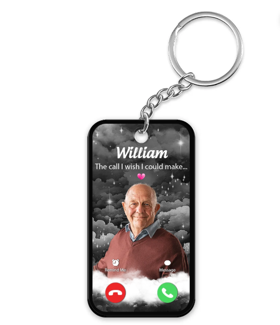 Personalized acrylic keychain