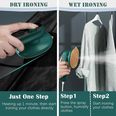 Foldable and portable mini iron