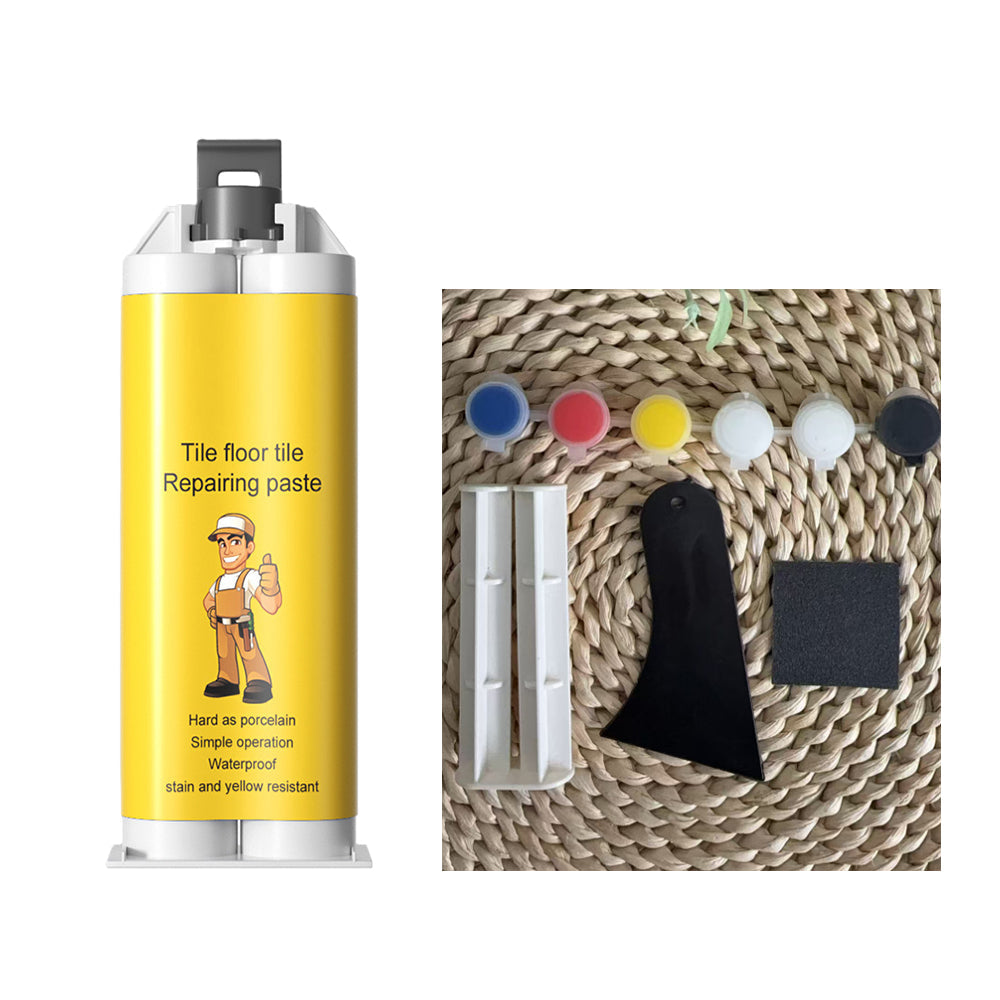 Tile repair paste（A tool kit and six colors of paint paste are included for free.）
