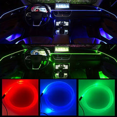 7 Colors Car Interior Mood Lighting LED Strip Neon Lights