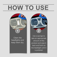 Car headlight brightening lamp maintenance