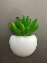 Artificial flower plant refrigerator magnet
