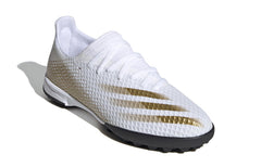 (GS) adidas X Ghosted.3 Turf Boots 'Cloud White Met.Gold Melange' EG8214