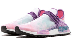 adidas Pharrell x NMD Shoes 'Pink Glow Lab Green Flash Purple' AC7362