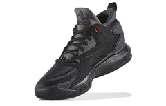 adidas D Lillard 2 'Core Black Vivid Red' B42355