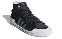 adidas originals Nizza Hi DL 'Black White Silver' GZ2657