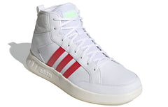adidas Court80s Mid High Top Casual Skate Shoes Unisex White Red Gray EG8440