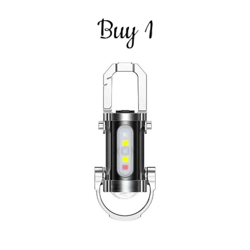 Portable Rechargeable Bright Keychain Flashlight