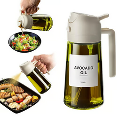 2 in 1 Glass Oil Sprayer & Dispenser