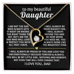 To My Daughter - Love Dad - Biggest Fan