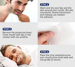 120PCS Mouth Tape for Sleeping Gentle Sleep Strips Anti Snoring Devices