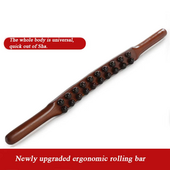 Back Massage Pointing Beechwood Stick