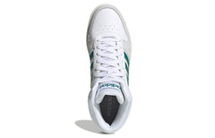 adidas neo HOOPS 2.0 MID 'White Green' EE7385