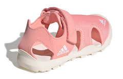 (GS) adidas Terrex Captain Toey K Velcro Outdoor Flat Heel Minimalistic Sports Pink Sandals EF2244