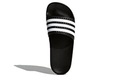 adidas Adilette Slide J 'Black White' BA7130