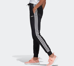 (WMNS) adidas Plaid Knitted Sports Pants Black DP2377