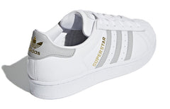 (WMNS) adidas originals Superstar 'White Grey' B42002