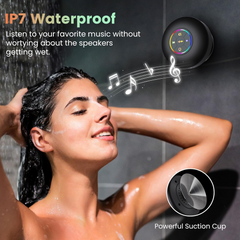 Waterproof Bluetooth speaker large suction cup