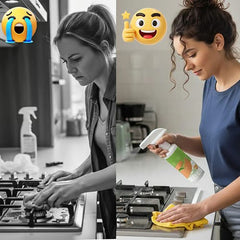 Electrolytic ion kitchen cleaning spray