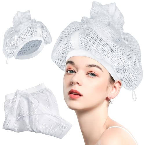 Adjustable Mesh Puffer Hat