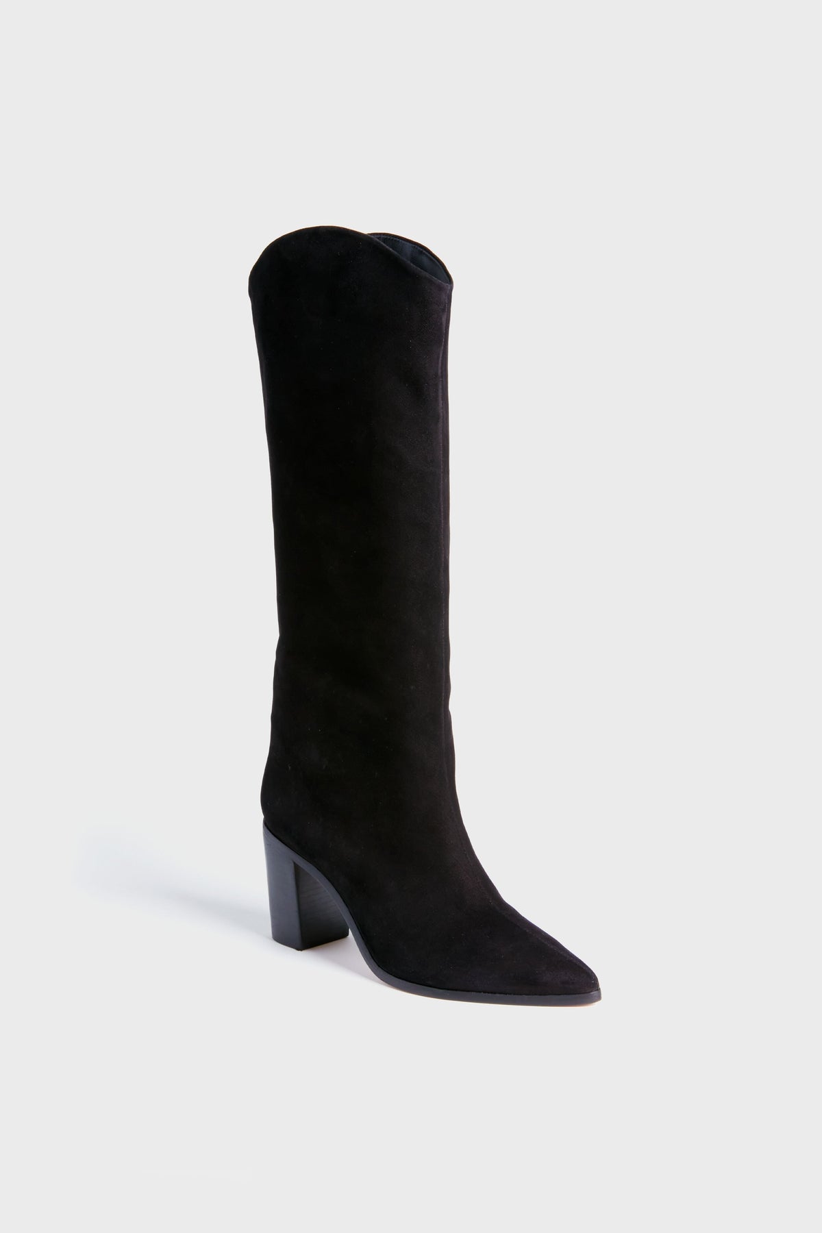 Black Maryana Block Heels