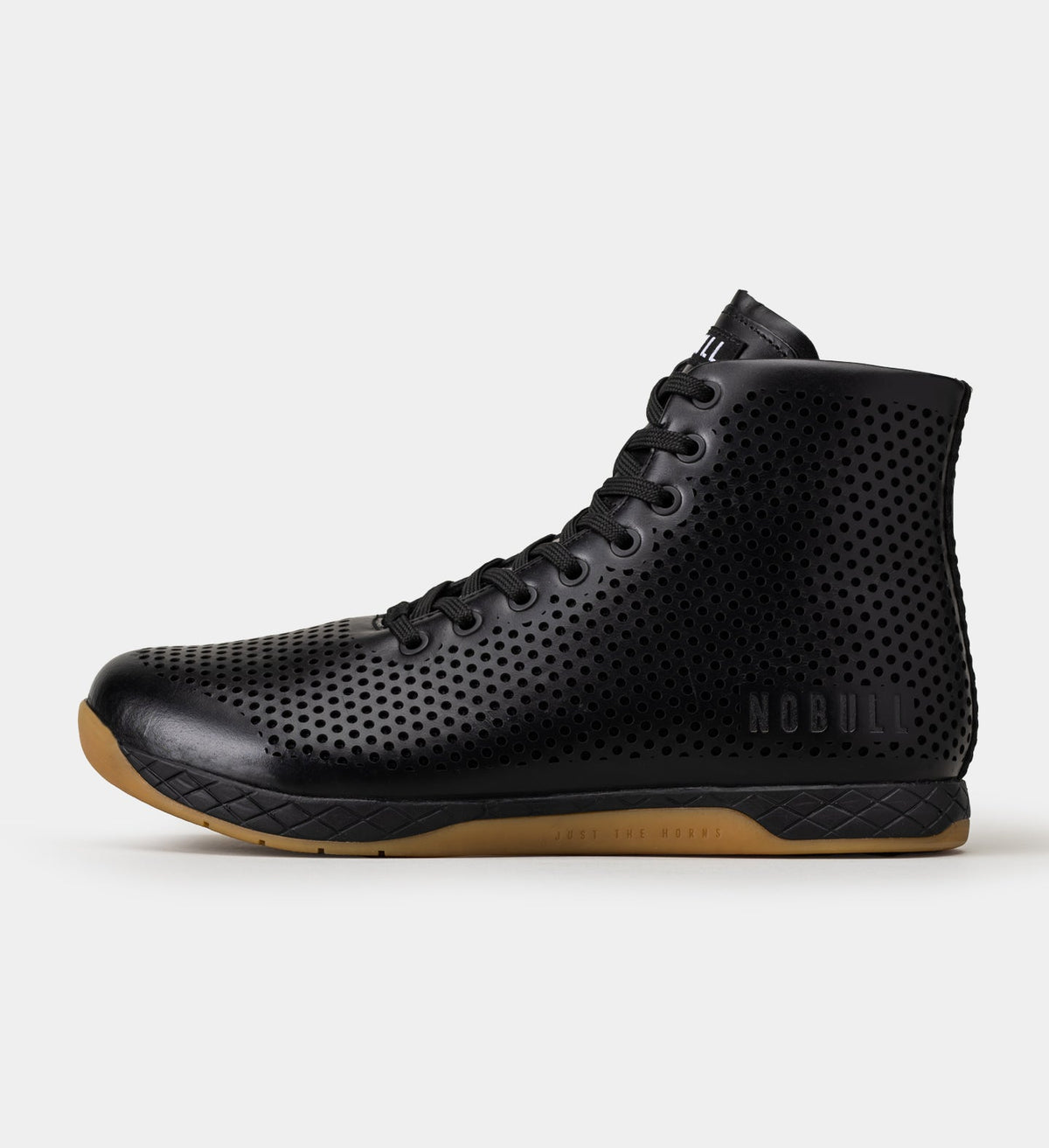 Women's High-Top Leather Trainer