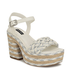 Cinka Woven Platform Sandals