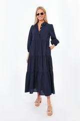 Navy Mabel Maxi Dress