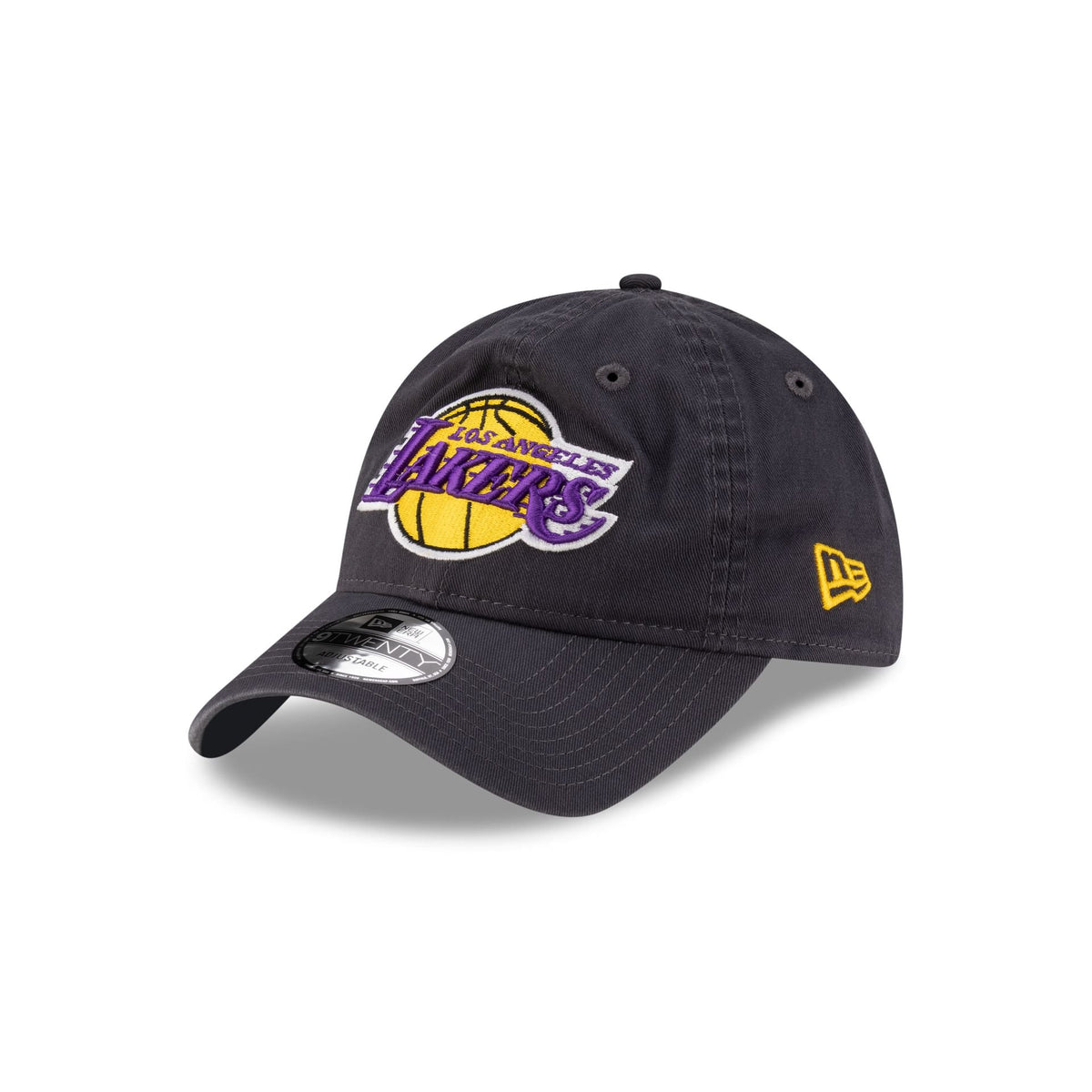 Los Angeles Lakers Core Classic Gray 9TWENTY Adjustable Hat