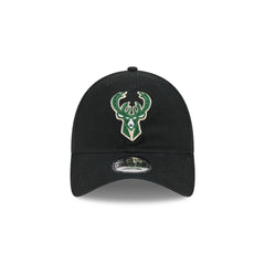 Milwaukee Bucks Black 9TWENTY Adjustable Hat