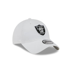 Las Vegas Raiders White 9TWENTY Adjustable Hat