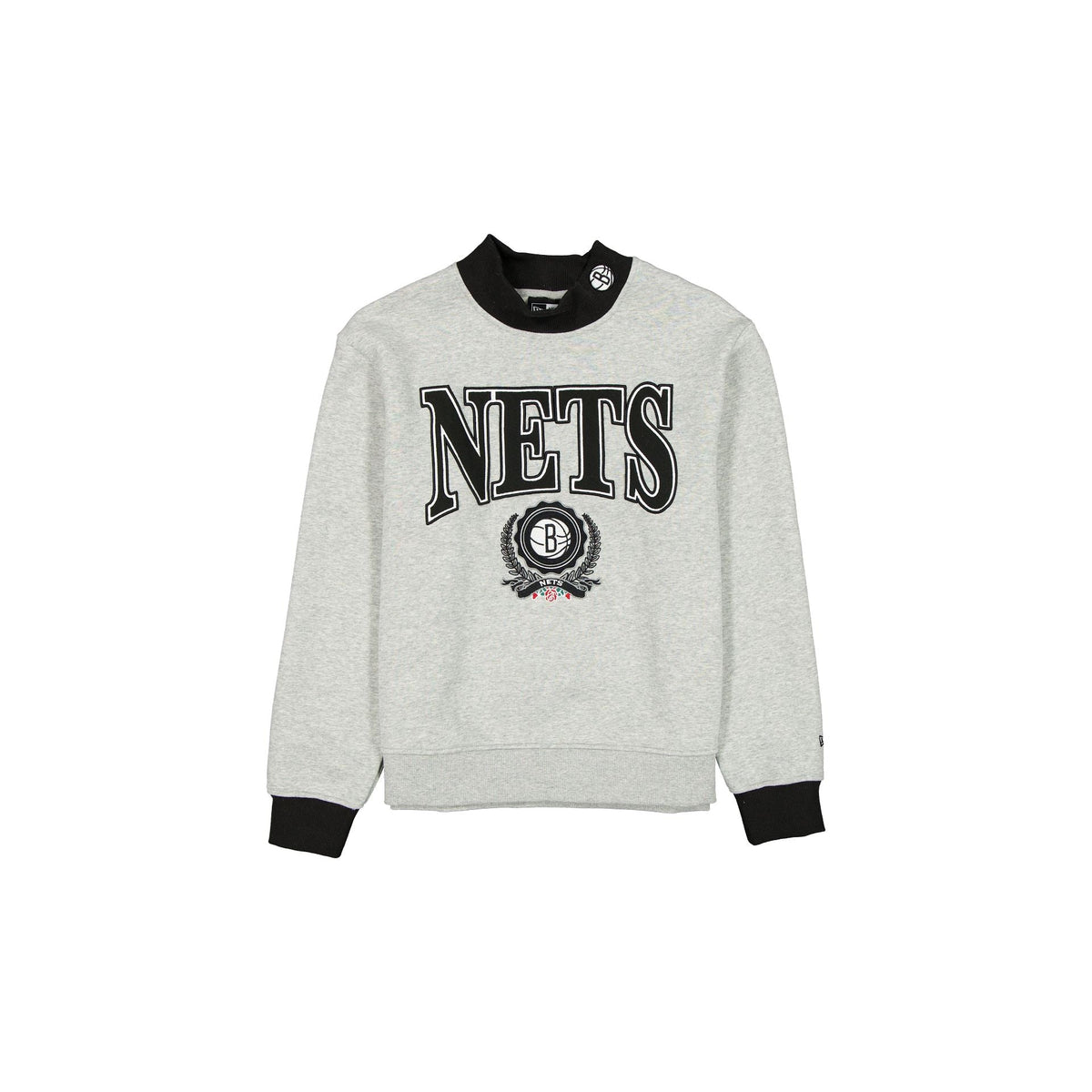 Brooklyn Nets Throwback Prep Women's Mockneck Sweatshirt