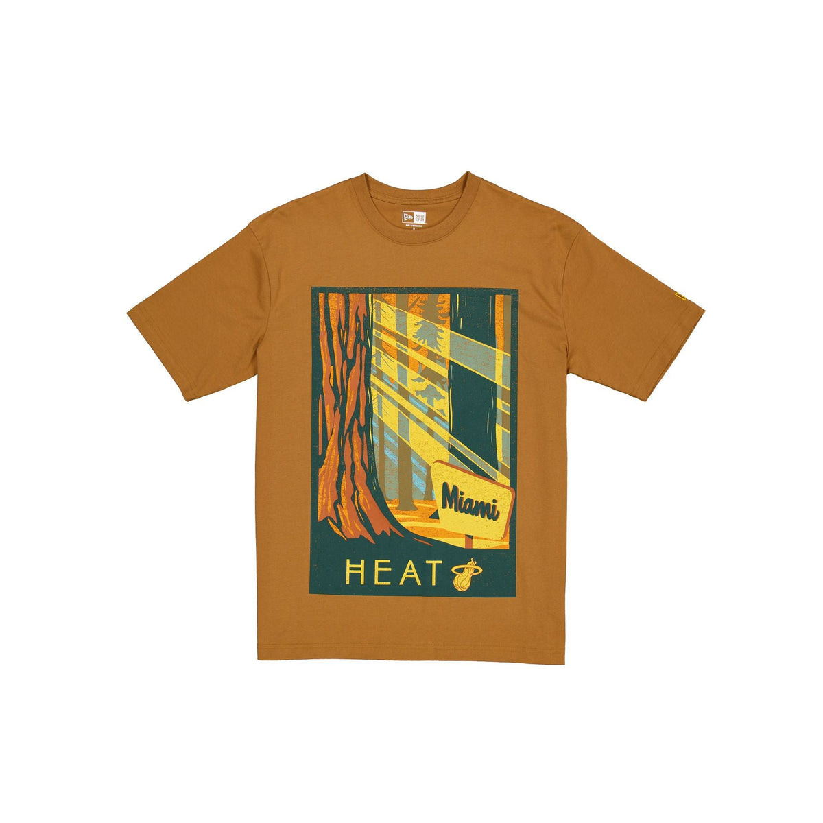 Miami Heat 2025 All-Star Game Victory Grove Light Bronze T-Shirt