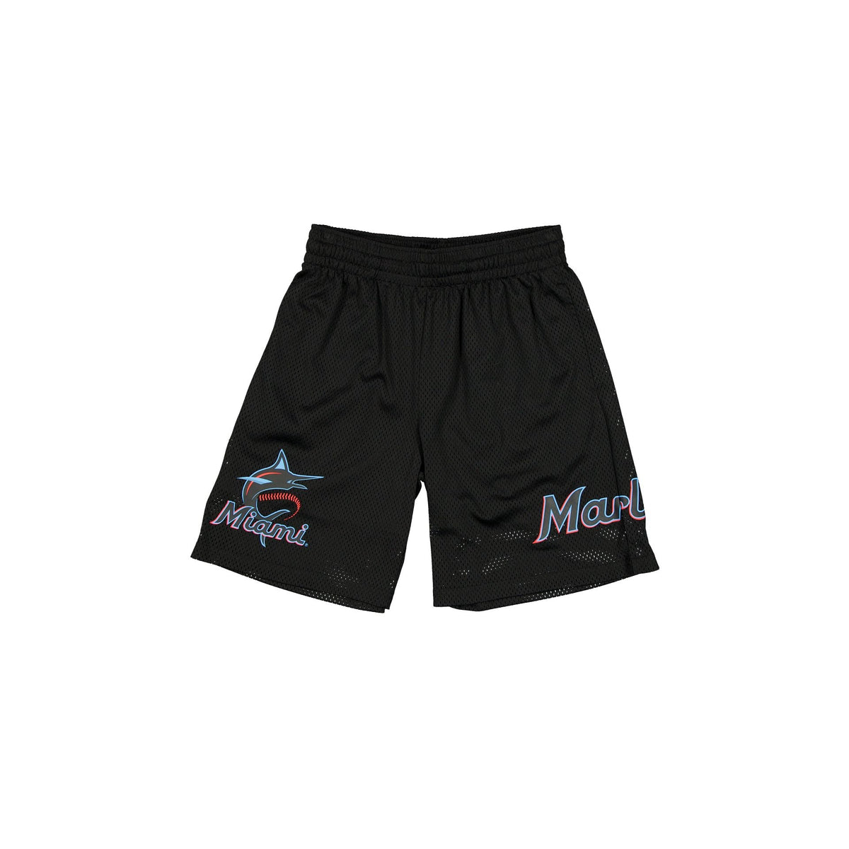 Miami Marlins Mesh Black Shorts