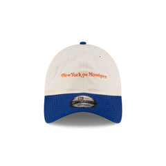 New York or Nowhere x New York Mets Chrome White Wordmark 9TWENTY Adjustable Hat