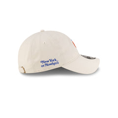 New York or Nowhere x New York Mets Chrome White Apple 9TWENTY Adjustable Hat