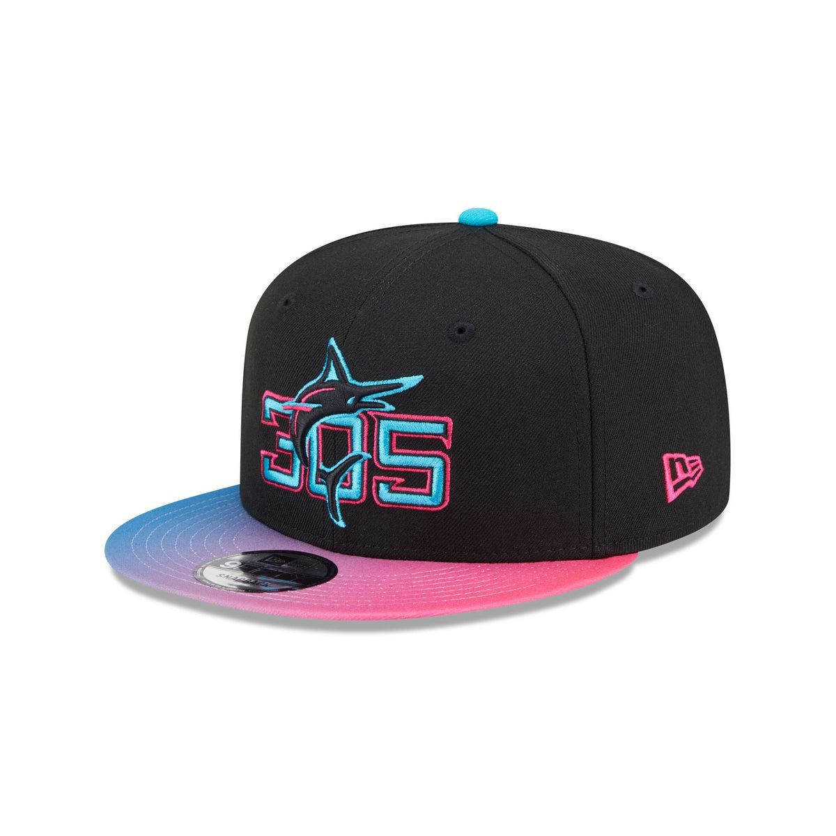 Miami Marlins City Connect 9FIFTY Snapback Hat
