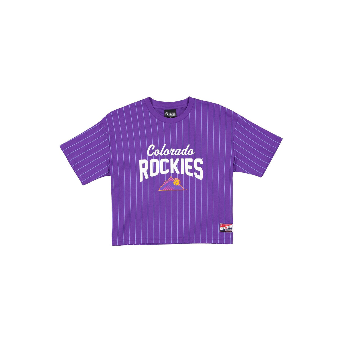 Colorado Rockies City Connect Women's Pinstripe T-Shirt
