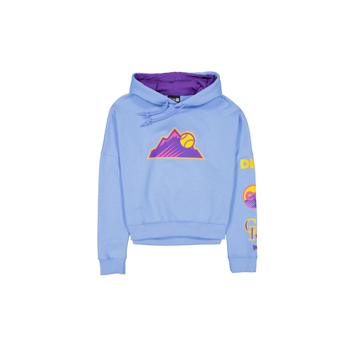 Colorado Rockies City Connect Women's Pastel Blue Hoodie